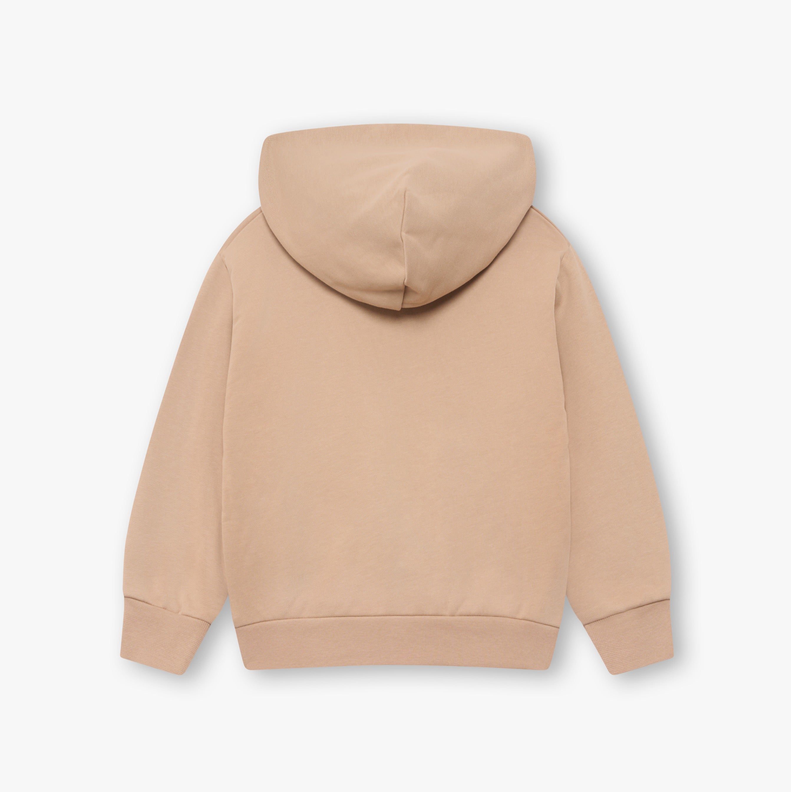 Taped Oversized Hoodie Beige