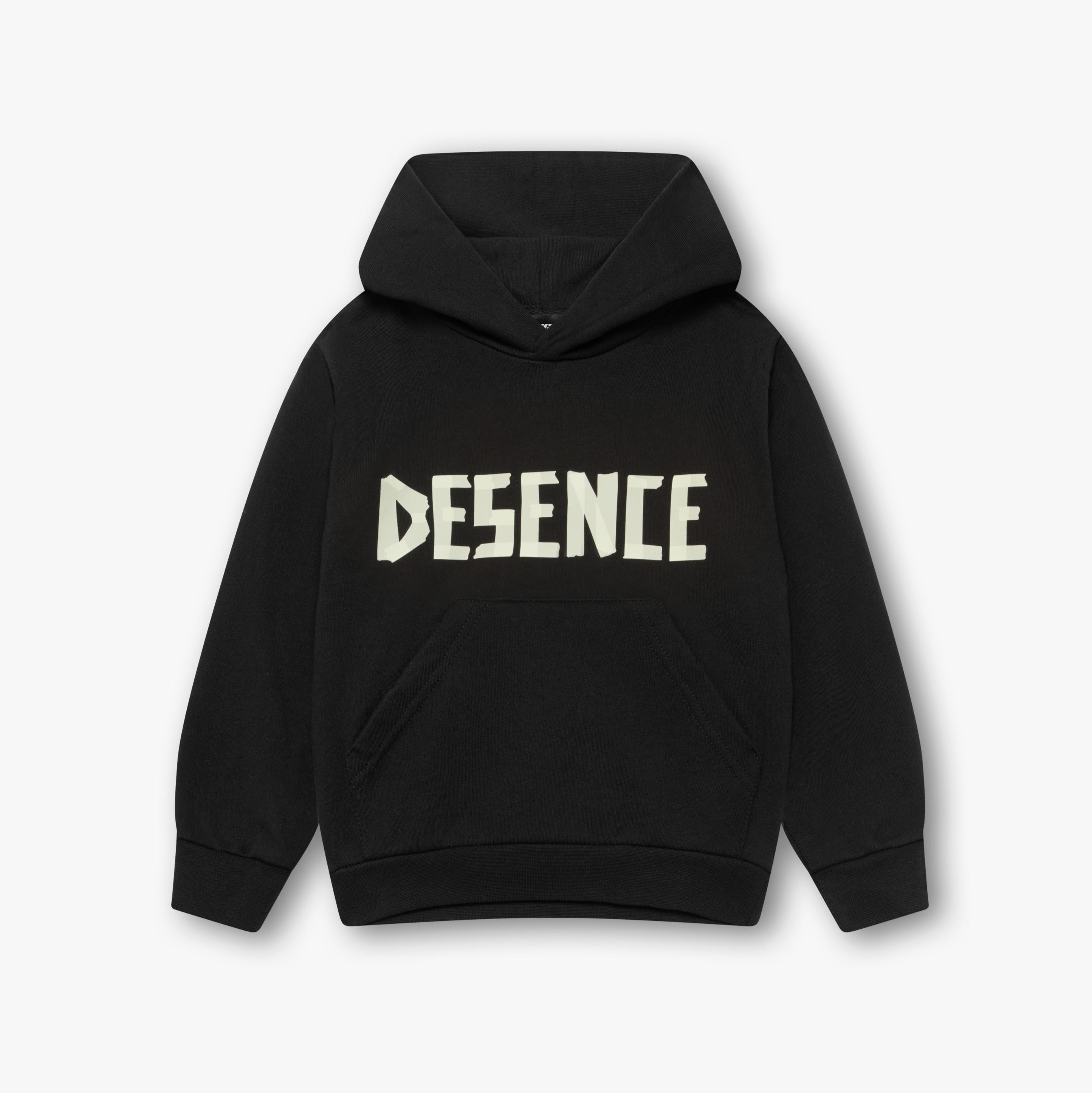 Taped Oversized Hoodie Black