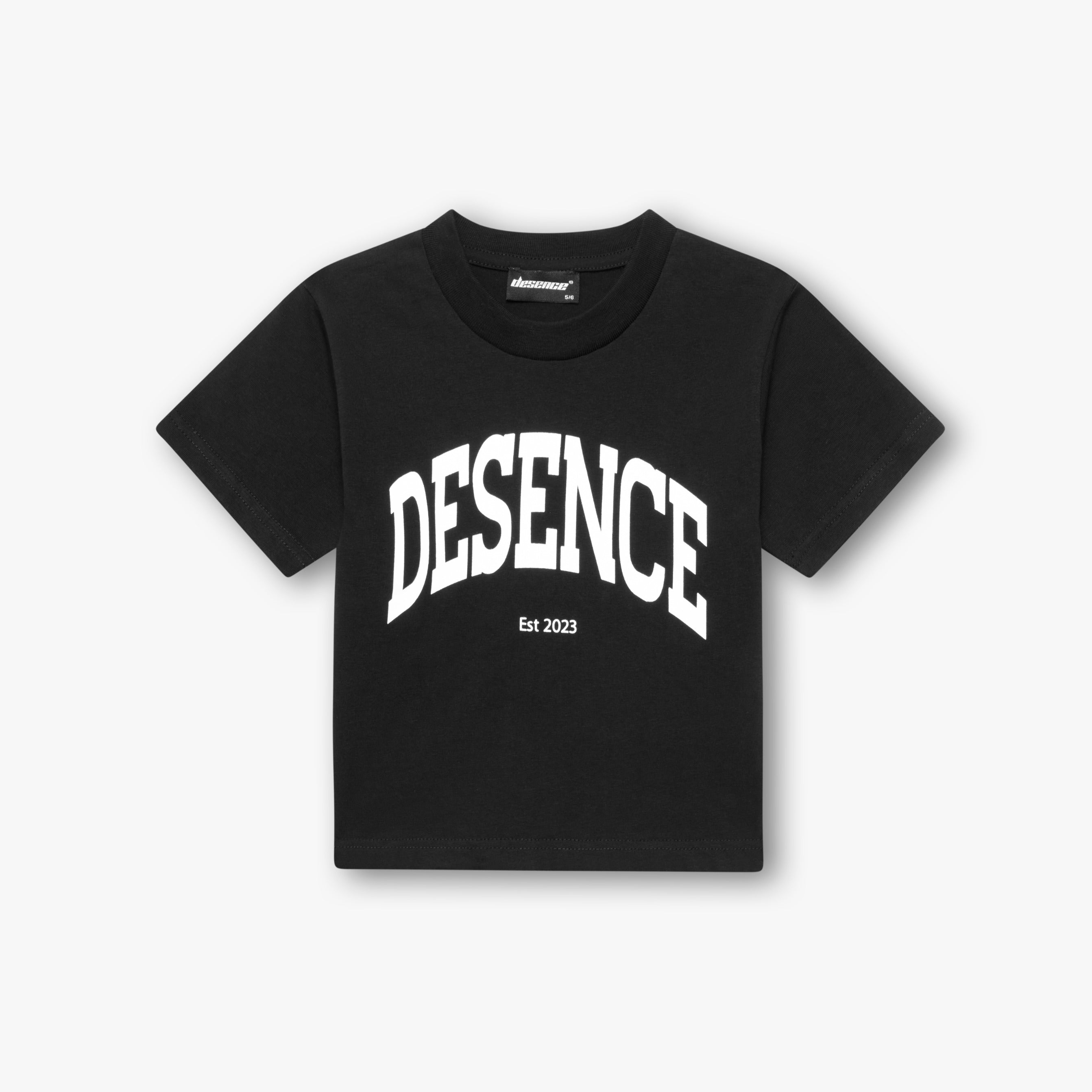 Curved Oversized Tee Black