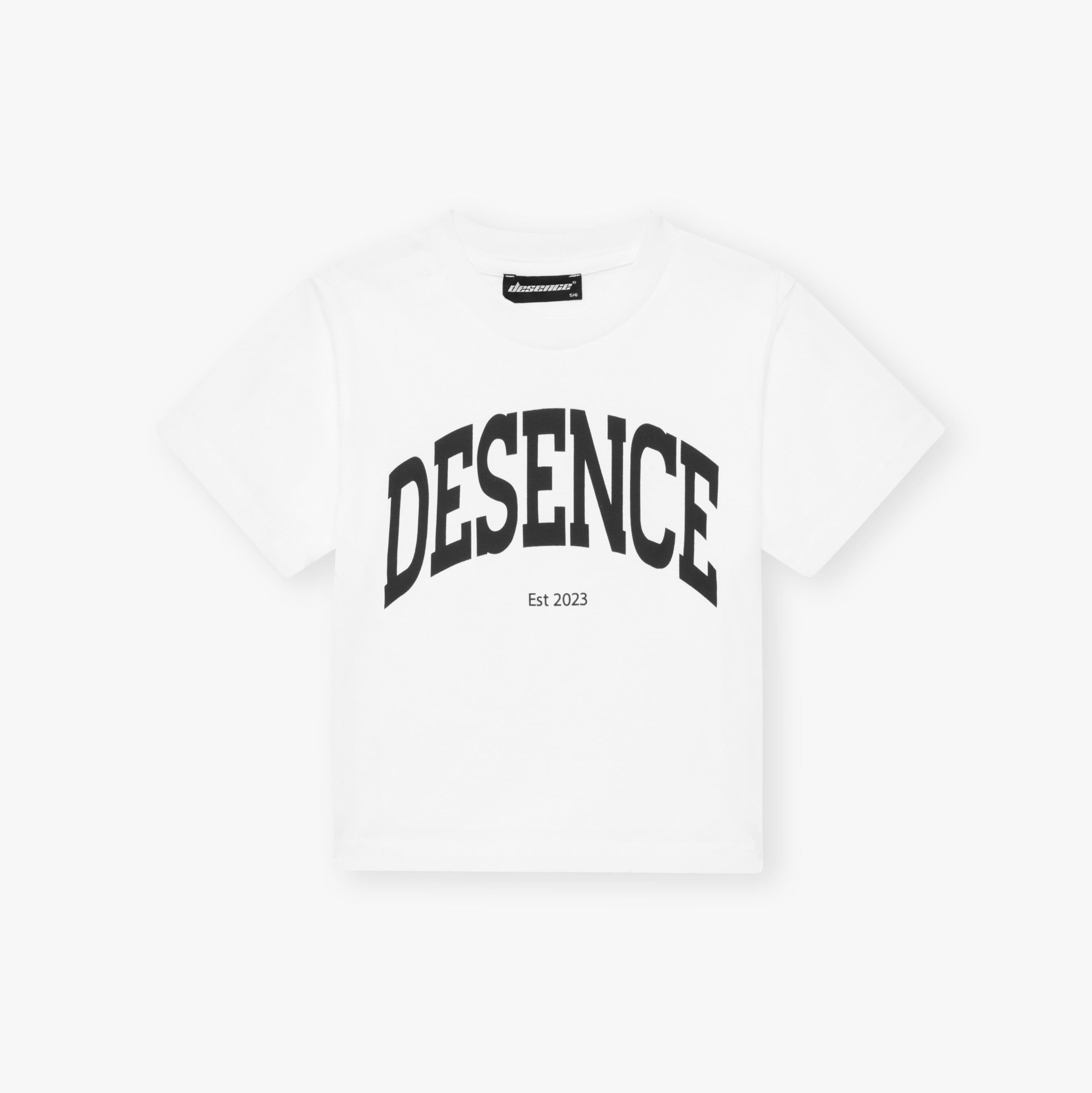 Curved Oversized Tee White