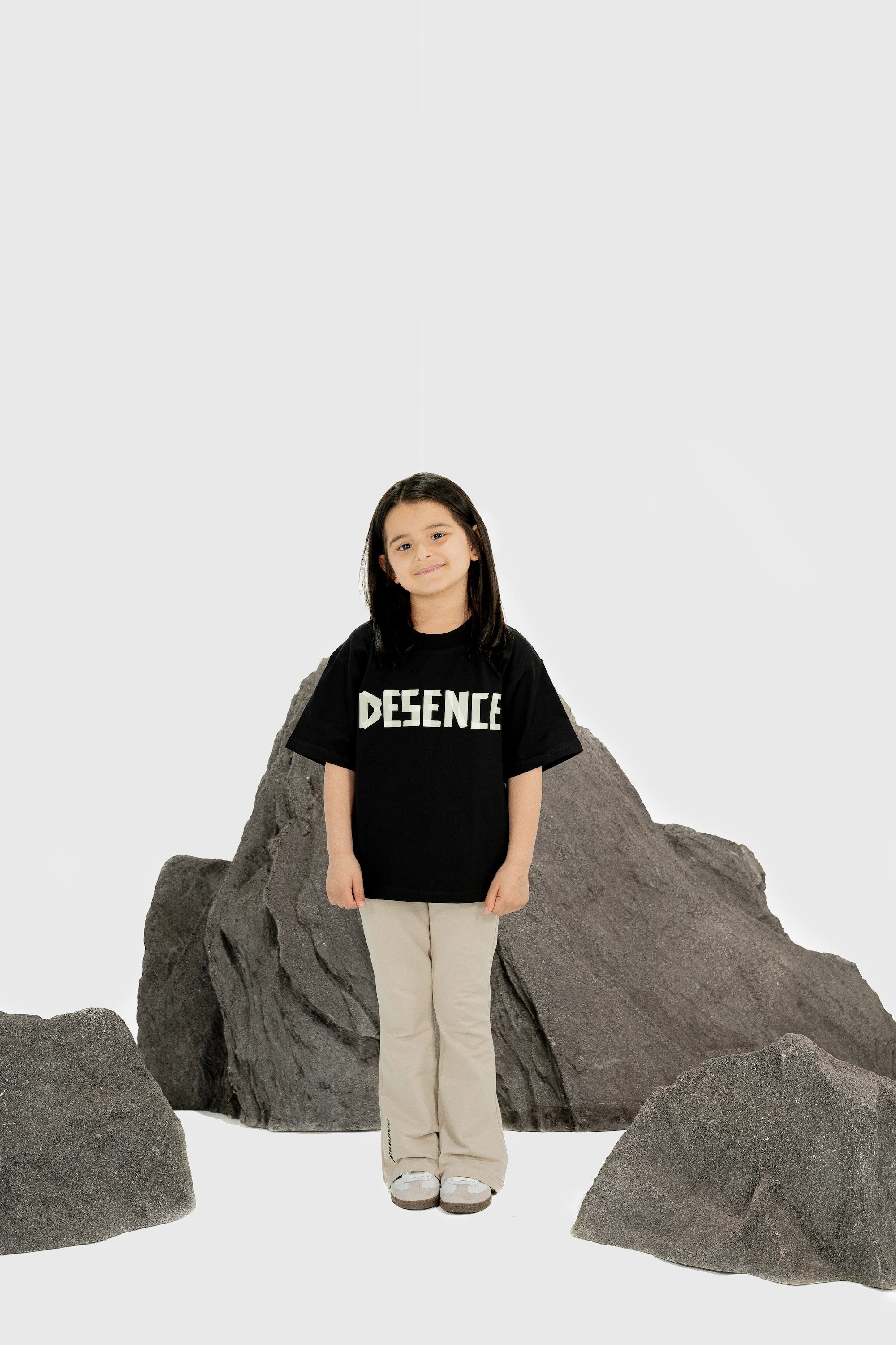 Taped Oversized Tee Black